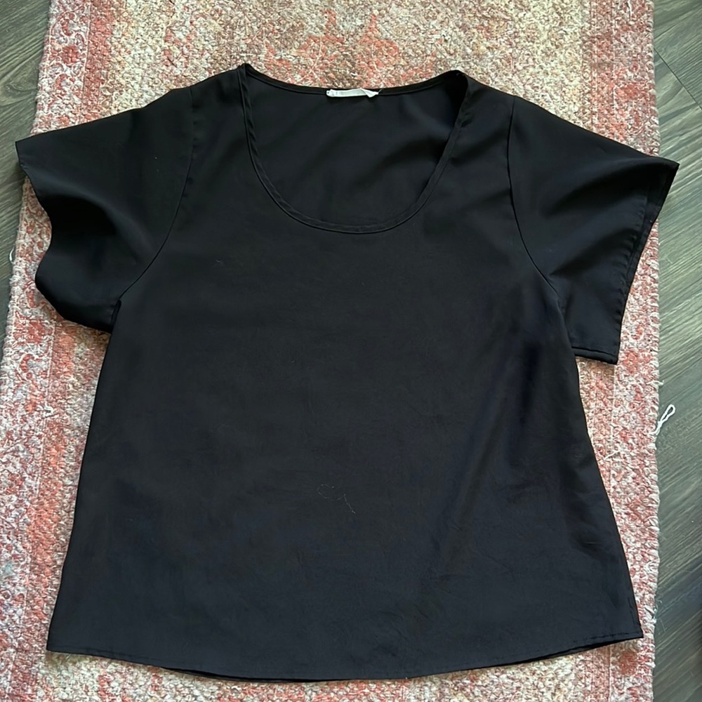 Lush Black Blouse size small